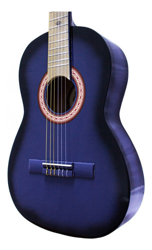 Guitarra Tercerola 3/4 Acústica Clásica Tc1-morado Color Morado Orientación De La Mano Derecha