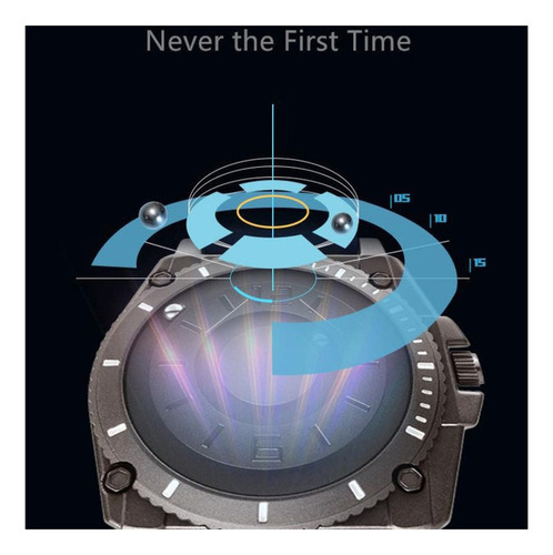 Reloj Casual Eutour E029 Con Bolas Magnéticas De Silicona