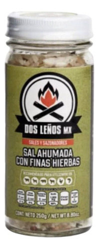 Dos Leños Mx Sal Ahumada Con Finas Hierbas 250g