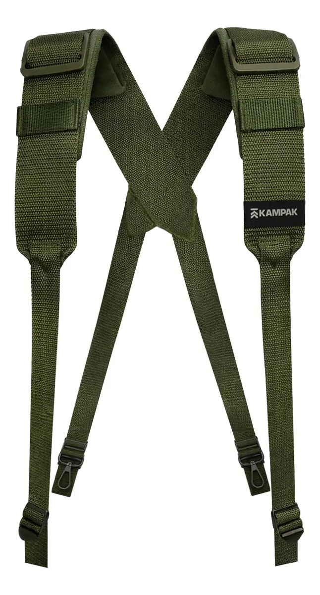 Tirante Tactico Militar Kampak Kw491 Para Fornitura Fajilla Verde Reforzado Ajustable