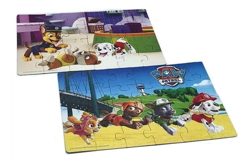 Imagen 3 de 9 de Paw Patrol Puzzles 2 Rompecabezas 24 Piezas Playking