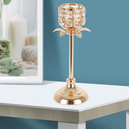 Candelabro De Cristal De Estilo Nórdico, Centro De Mesa De