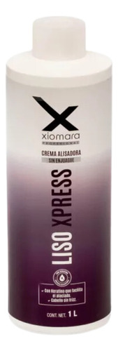 Crema Alisadora Para Cabello Liso Express Xiomara 1lt