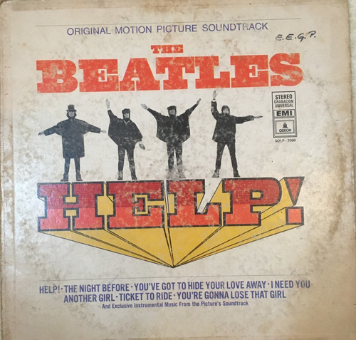 The Beatles Help Lp Hecho En Venezuela Emi Records