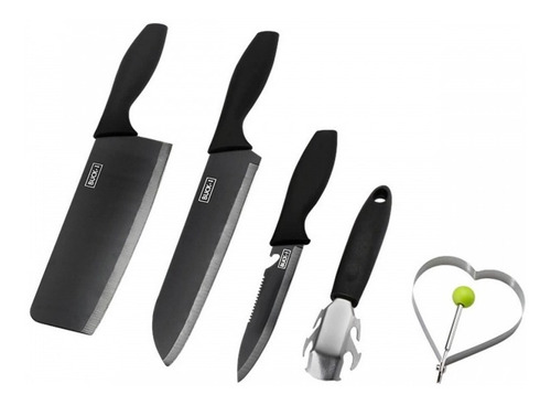 Set De Cuchillos X 3  + Molde Y Sujetador Cocina Hogar  