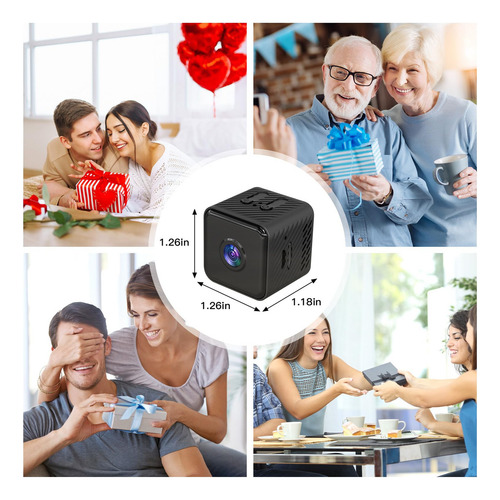 Mini Cámara Espía Inalámbrica Wifi 4k Hd Con Visión Nocturna