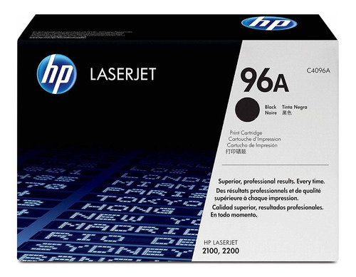 Toner Original Hp 96a Negro C4096a Laserjet 2100 2200