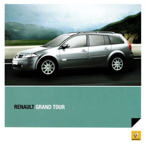 Folder Catálogo Folheto Prospecto Renault Grand Tour (rn069)