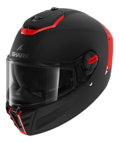 Casco Integral Para Moto Shark Spartan Rs Blank Negro/ Rojo