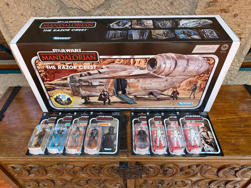 Star Wars Haslab Vintage Collection Mandalorian Razor Crest (Usado)
