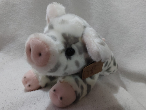 Cerdo Con Manchas Aurora Miyoni Peluche 32cms Largo