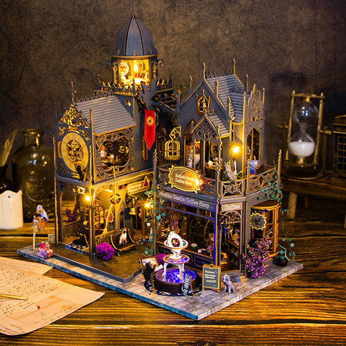 Kit De Casa De Muñecas Diy, Casa De Muñecas En Miniatura