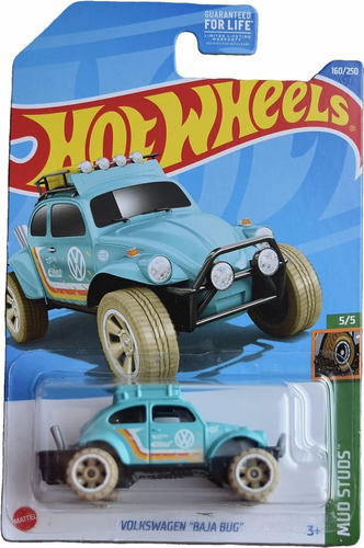 Hot Wheels Volkswagen Baja Bug Linea Mud Studs Escarabajo