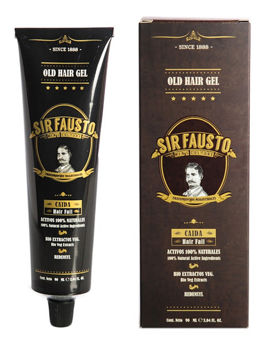 Sir Fausto Old Hair Gel Fortalecedor Pelo Natural 90 Ml