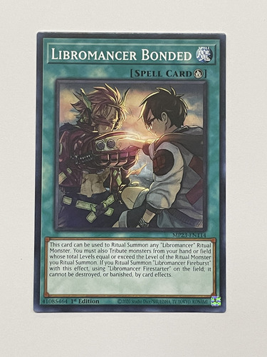 Yugioh Comun Libromancer Bonded