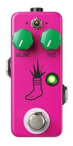 Pedal Jhs Mini Foot Fuzz V2 (nuevo/nf), color rosa