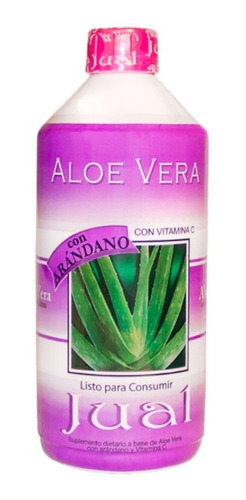 Jugo De Aloe Vera Jual Orgánico Con Arándanos X 500 Cc