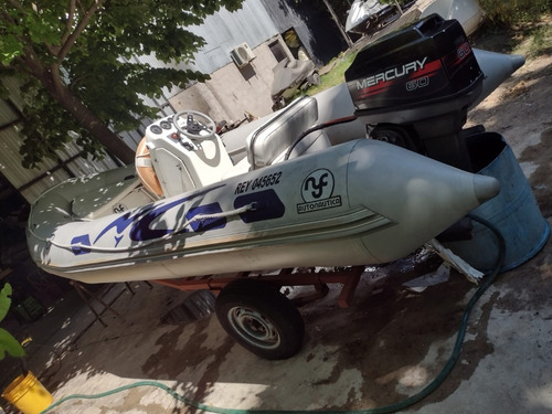 Imagen 2 de 3 de Semirrigido Nyc 470 Mariner 60 Hp- Trailer. 2008