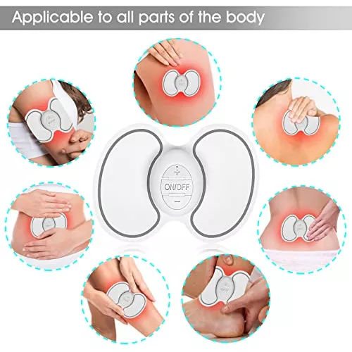 Unidad TENS y dispositivo de electroterapia EMS 2 en 1, máquina Tens y  estimulador muscular eléctrico para espalda, cuello, alivio del dolor de