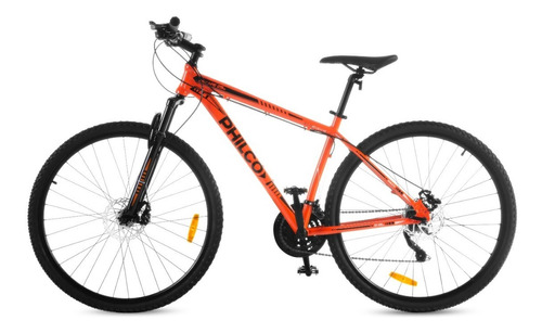 Bicicleta Mountain Bike Philco Escape 2021 29'' Aluminio 21v Color Naranja con negro