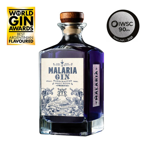 Malaria Gin Handcrafted Small Batch 700 Ml Idal Regalo