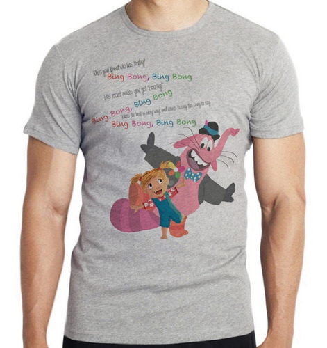 Camiseta Infantil Kids Divertidamente Bing Bong Elefante Top