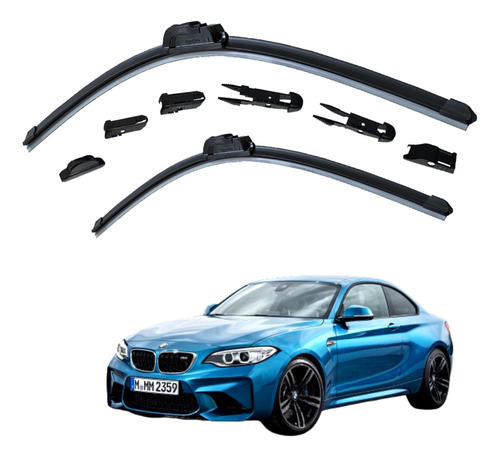 2 Plumas Limpiaparabrisas Reluvsa P/ Bmw M2 2017/2021