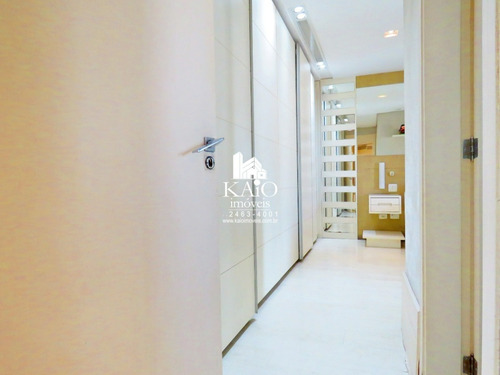 Imagem 13 de 26 de Apartamento Mobiliado 170m² 3suites Ar Condicionado Hidro 4vagas+depósito
