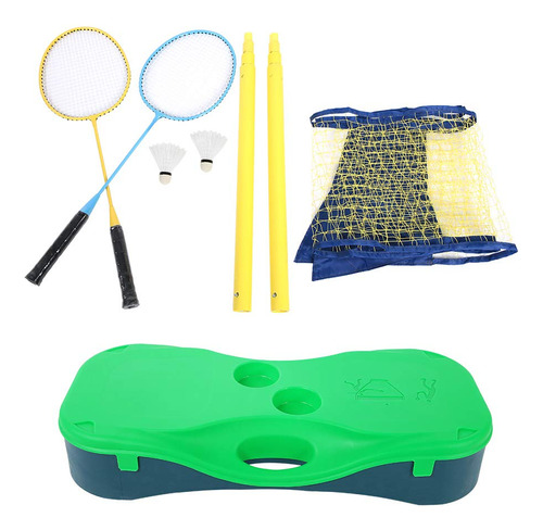 Red Badminton Plegable Movil Almacenamiento Para Playa