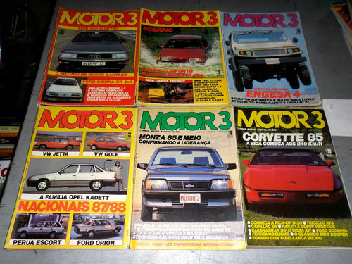 Coleção Completa Revista Motor 3 - 83 Edições Oferta !!!!