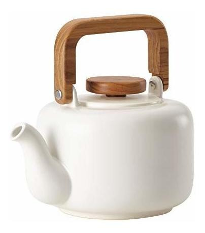 Bonjour Ceramic Coffee And Tea 4-cup Ceramic Teapot With Inf