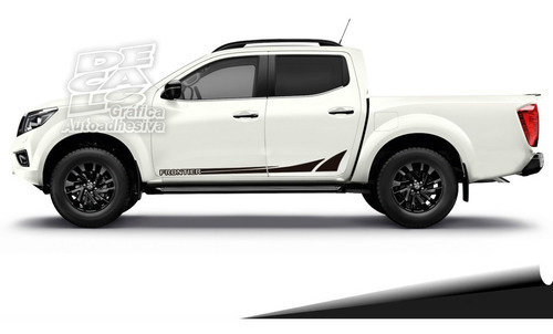 Calco Nissan Frontier Np300 Shark Txt 1 Lado Solo