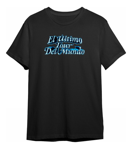 Camisetas Bad Bunny El Ultimo Tour Del Mundo Camisa Negra