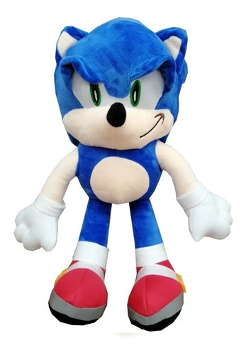 Peluche Sonic Grande 50 Cm Excelente Calidad Bordado Woow