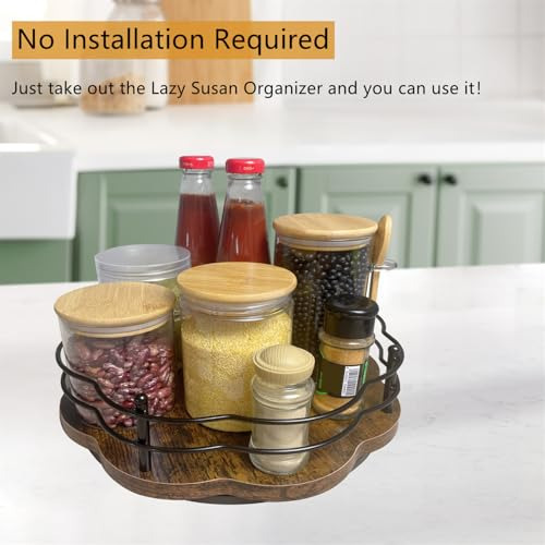 Organizador Giratorio De Madera De 11 Y 12 Lazy Susan De 2