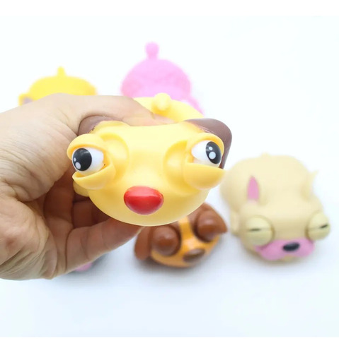 Amansaloco Anti Stress Apretar Perrito Ojos Saltones Squishy