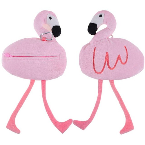 Monedero Colgante Para Mochila  Flamingo 