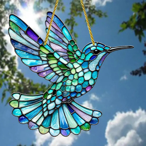 Para Pájaros Para Colibríes De Pájaros Acrílicos Colgante De