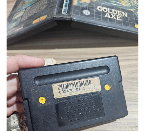 Golden Axe Mega Drive Tectoy Com Caixa E Manual Original (Usado)