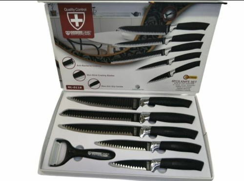 Cuchillos De Cocina Millerhouse Non Stick Knife Set 6 Piezas