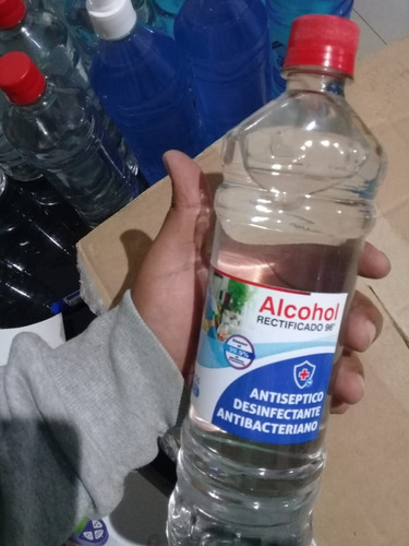 Alcohol De 96 Grados Antibacterial 1 Litro