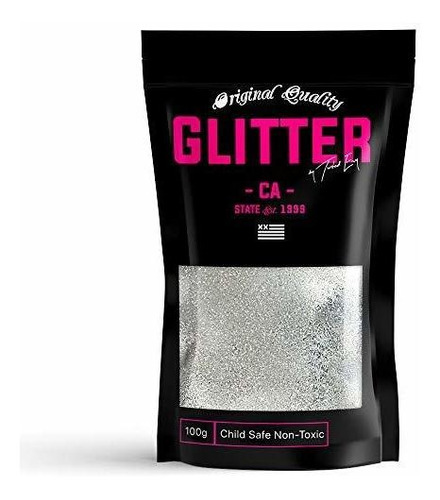 Brillantinas - Matt Silver Premium Glitter Multi Purpose Dus