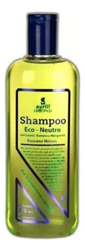 Aurill Shampoo Eco Neutro 375ml Pre Tratamientos Capilares