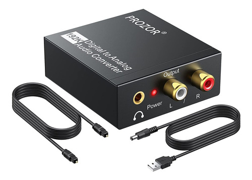 Conversor Toslink De Audio Digital A Analogico 3.5mm
