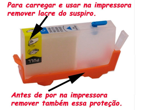 Cartucho Carregado Recarregavel 670 C/ Chip Auto Reset