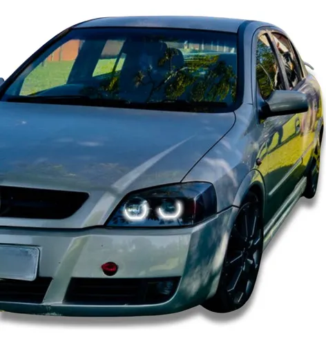 4 Angel Eyes P/ Farol Astra Drl Led Diurno Rjled Tipo Bmw M3