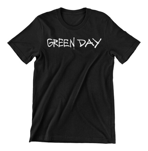 Polera Bandas Rock- Greenday - Letras 100% Algodón