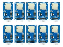 Comprar Tecneu 10 Módulos Lector De Tarjetas Micro Sd Tf Para Microcontrolador SPI 5V Para Microcontrolador (Kit 10)