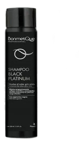 Shampoo Matizador Black Platimuim Bonmetique 350 Ml