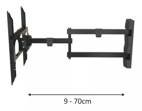 Soporte Dfg Movil Tv Led Lcd Brazo Largo Reforzado 48 50 55